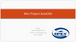 AutoCAD Mini Project for Civil Engineering | PDF | Auto Cad | Computer ...