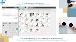 Puntos de venta inteligentes
Dirija su bar o restaurante de manera eficaz.
9
Una interfaz diseñada para maximizar la producti