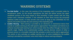 Aircraft Stall Warning Systems Overview PDF Airspeed Aviation