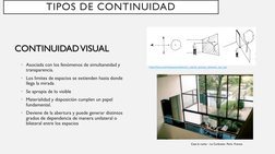 TIPOS DE CONTINUIDAD 
https://issuu.com/mayasuarez/docs/m._suarez_ascenso_asistente_con_porCONTINUIDAD VISUAL  (https://issuu