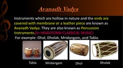 Types of Hindustani Vadya Instruments | PDF