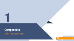 Components
And Their function
10
1
