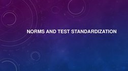 Norms and Standardization in Testing | PDF | Variance | Standard Score