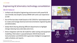 For Internal and Partner Use Only
For Internal and Partner Use Only
Engineering & Schematics technology consolidation 
• Unif