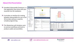 Subassembly Composer Masterclass Overview | PDF | Application Software ...