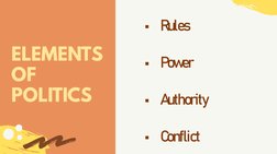 Rules
Power
Authority
Conflict
