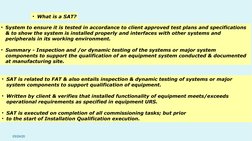 FAT and SAT in Pharmaceutical Validation | PDF | Verification And ...