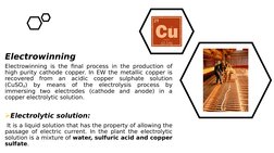 Copper Electrowinning Process Overview | PDF | Electrochemistry | Anode