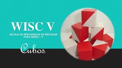 WISC V
ESCALA DE INTELIGENCIA DE WECHSLER 
PARA NIÑOS - V
Cubos
