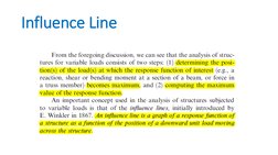 Influence Line
