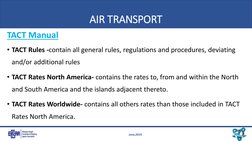 Iata Tact Rates Understanding TACT in Air Cargo Rates | PDF | Cargo | Freight Transport