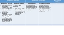 PREVENCIÓN PRIMARIA
PREVENCIÓN SECUNDARIA
PREVENCION 
TERCIARIA
Promoción a la Salud
Protección Especifica
Rehabilitación
Act