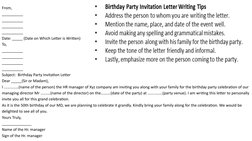 From,
__________
__________
__________
__________
Date: _____ (Date on Which Letter is Written)
To,
__________
__________
___