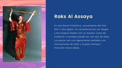 Es una danza Folclórica , proveniente del Alto
Nilo o Alto Egipto. Se caracteriza por ser alegre
y las mujeres bailan con un