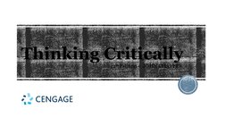 Critical Thinking Essentials by Chaffee | PDF | Critical Thinking | Reason