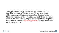 Critical Thinking Essentials by Chaffee | PDF | Critical Thinking | Reason