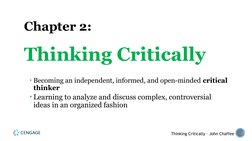 Critical Thinking Essentials by Chaffee | PDF | Critical Thinking | Reason