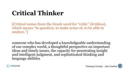 Critical Thinking Essentials by Chaffee | PDF | Critical Thinking | Reason
