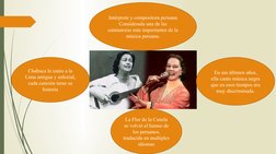 Intérprete y compositora peruana
Considerada una de las 
cantautoras más importantes de la 
música peruana.
La Flor de la Can