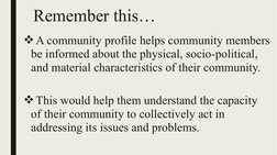 Community Profiling for Social Work | PDF | Needs Assessment | Community