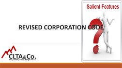 REVISED CORPORATION CODE
