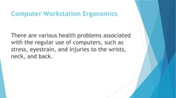 Computer Workstation Ergonomics Guide | PDF | Computer Keyboard | Chair