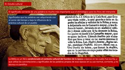 El significado corriente de una palabra es mucho más importante que el etimológico para los fines del intérprete
Significados