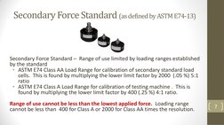 ASTM E74 Force Calibration Standards | PDF | Calibration | Standard ...