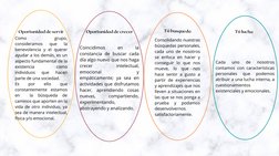 Oportunidad de servir
Oportunidad de crecer
Tú busqueda
Tú lucha
Consolidando nuestras
búsquedas personales,
cada uno de noso