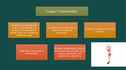 Cargas Concentradas 
Se aplican en espacios más 
cortos, concentrando, el 
volumen y la intensidad de 
trabajo sobre una orie