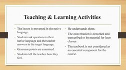 Community Language Learning Method | PDF | Second Language | Teachers