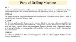 VICE
Vice is a mechanical apparatus used to secure an object to allow work to be performed on it. Vises 
have two parallel ja