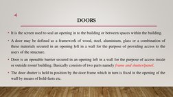 Types and Components of Doors & Windows | PDF | Window | Door