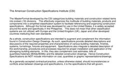 Csi Engineering Format Overview of CSI MasterFormat 1995 | PDF | Wall | Specification ...