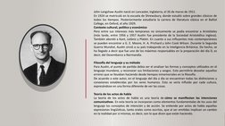 John Langshaw Austin nació en Lancaster, Inglaterra, el 26 de marzo de 1911.
En 1924 se matriculó en la escuela de Shrewsbury