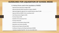 School MOOE Utilization Guidelines | PDF | Receipt | Invoice