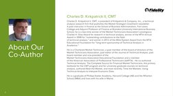 3
About Our 
Co-Author
Charles D. Kirkpatrick II, CMT
Charles D. Kirkpatrick II, CMT, is president of Kirkpatrick & Company,