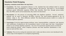 Simulation Model Designing
Designing a simulation model follows the steps below;
1. Formulation:  The  basic  assumptions inh