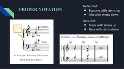 SATB 4-Part Writing Guidelines | PDF | Chord (Music) | Clef