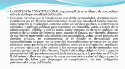 La SENTENCIA CONSTITUCIONAL 0147/2003-R de 11 de febrero de 2003 refiere
sobre la doble personalidad del Estado:
Conviene r