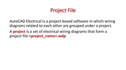 AutoCAD Electrical Project Management Guide | PDF | Computer File ...