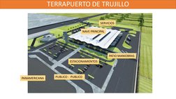 TERRAPUERTO DE TRUJILLO
PANAMERICANA
ESTACIONAMIENTOS
NAVE PRINCIPAL
SERVICIOS
PATIO MANIOBRAS
PUBLICO - PUBLICO
