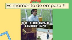 Es momento de empezar!!
