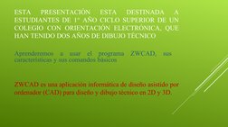 ESTA 
PRESENTACIÓN 
ESTA 
DESTINADA 
A 
ESTUDIANTES DE 1° AÑO CICLO SUPERIOR DE UN 
COLEGIO CON ORIENTACIÓN ELECTRÓNICA, QUE