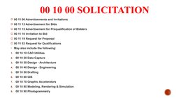 Division 00 Specifications.pdf MasterFormat Division 00 Overview | PDF | Specification (Technical ...