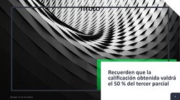 Agregar un pie de página
Recuerden que la 
calificación obtenida valdrá 
el 50 % del tercer parcial
9
TÍTULO
