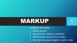 Understanding Markup in Business Pricing | PDF | Gross Margin ...
