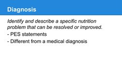 Example Pes Statements Nutrition.pdf PES Statement Guidelines and Examples | PDF | Weight Loss | Medical ...