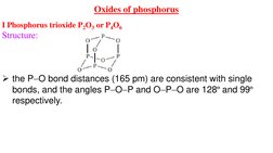 P3o4 Phosphorus Oxides: Structures and Properties | PDF | Science & Mathematics