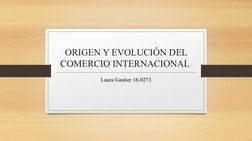 Origen y evolución del comercio internacional | PDF | Comercio | Economias